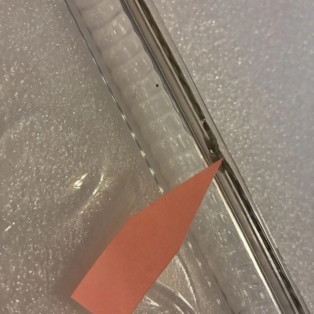 Vintage Clear Refrigerator Dish W/ Fruit Lid. Has 1 Chip On Rim. See Pics. 1950s
